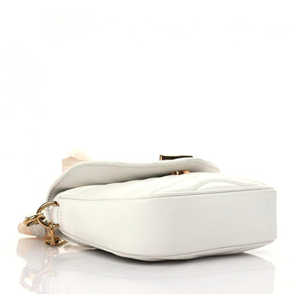 Louis Vuitton Calfskin New Wave Multi Pochette Snow 4 of 14