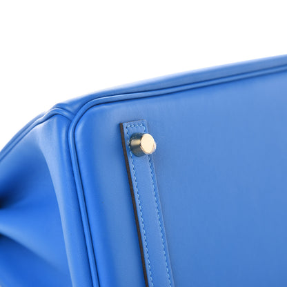Hermes Swift Birkin 25 Bleu Hydra 13 of 37