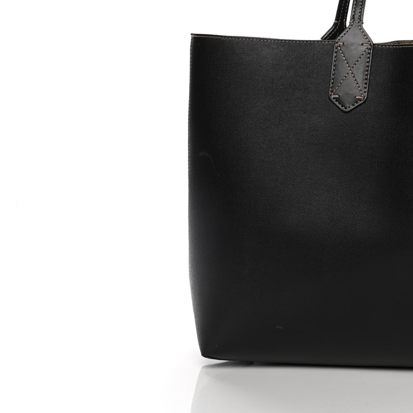 Calfskin GG Supreme Monogram Medium Reversible Tote Black