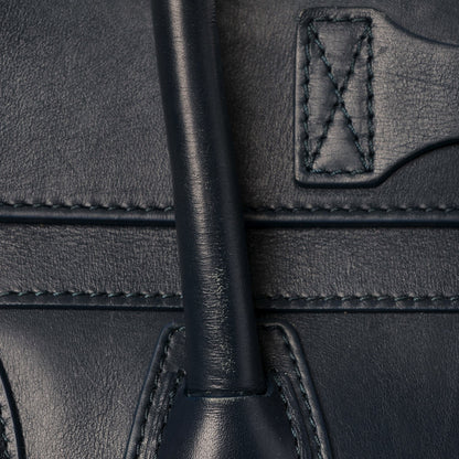 Celine Drummed Calfskin Mini Luggage Orage 15 of 21