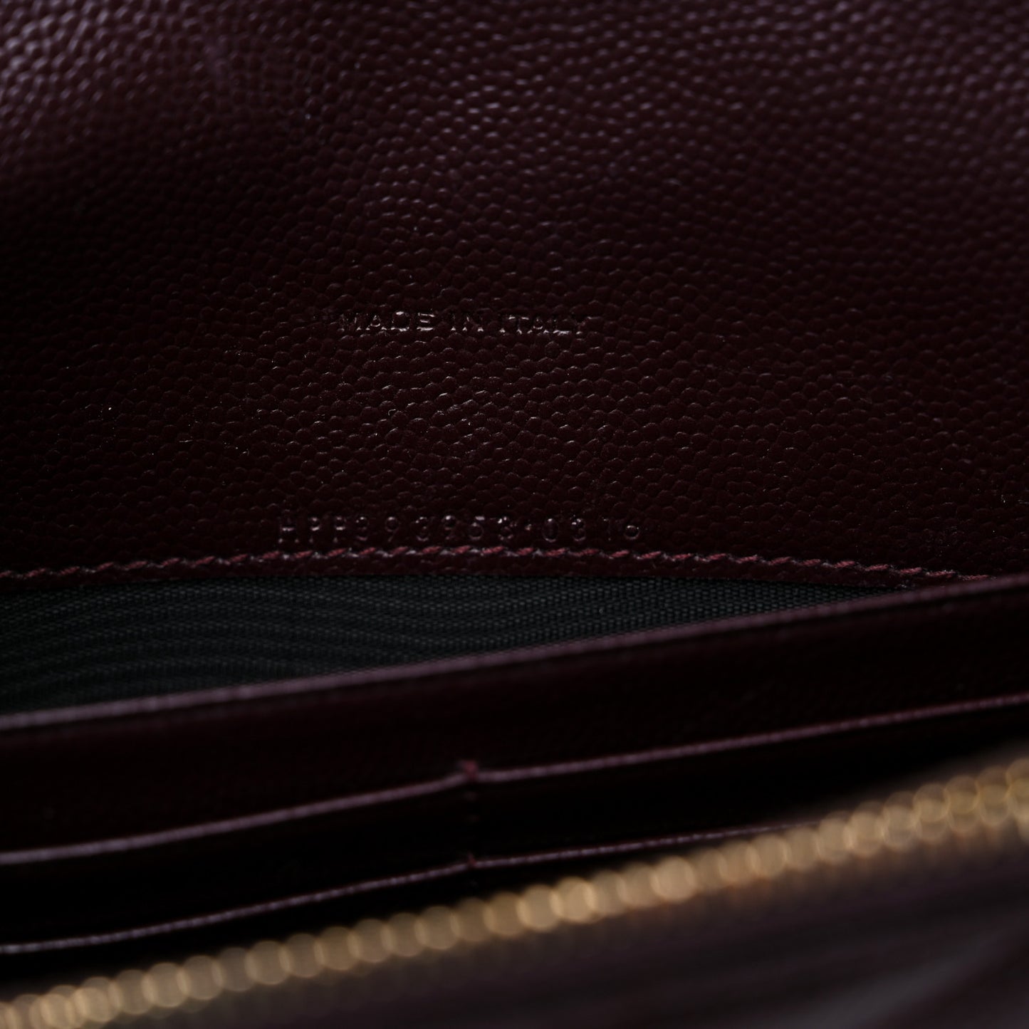 Grain De Poudre Matelasse Chevron Monogram Envelope Chain Wallet Rogue Legion