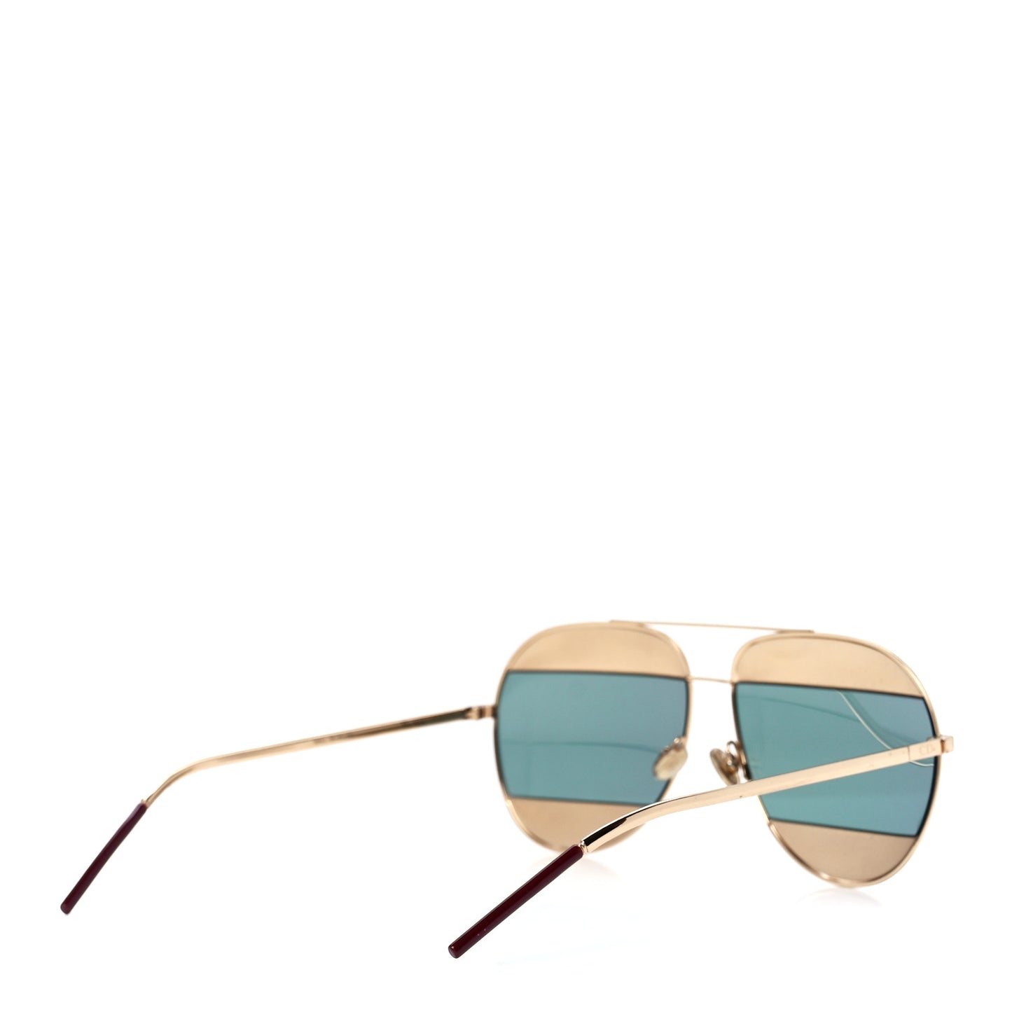 Split 1 Aviator Sunglasses Gold