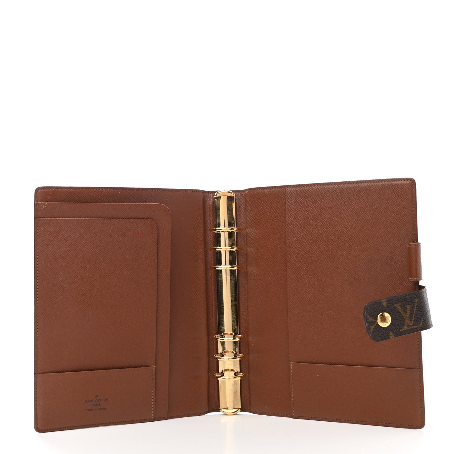 Monogram Large Ring Agenda Cover