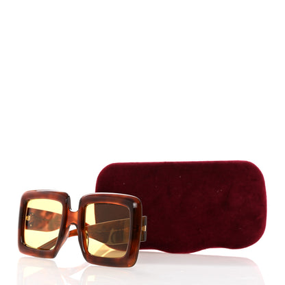 Gucci Square Frame GG0783S Sunglasses Havana 8 of 8