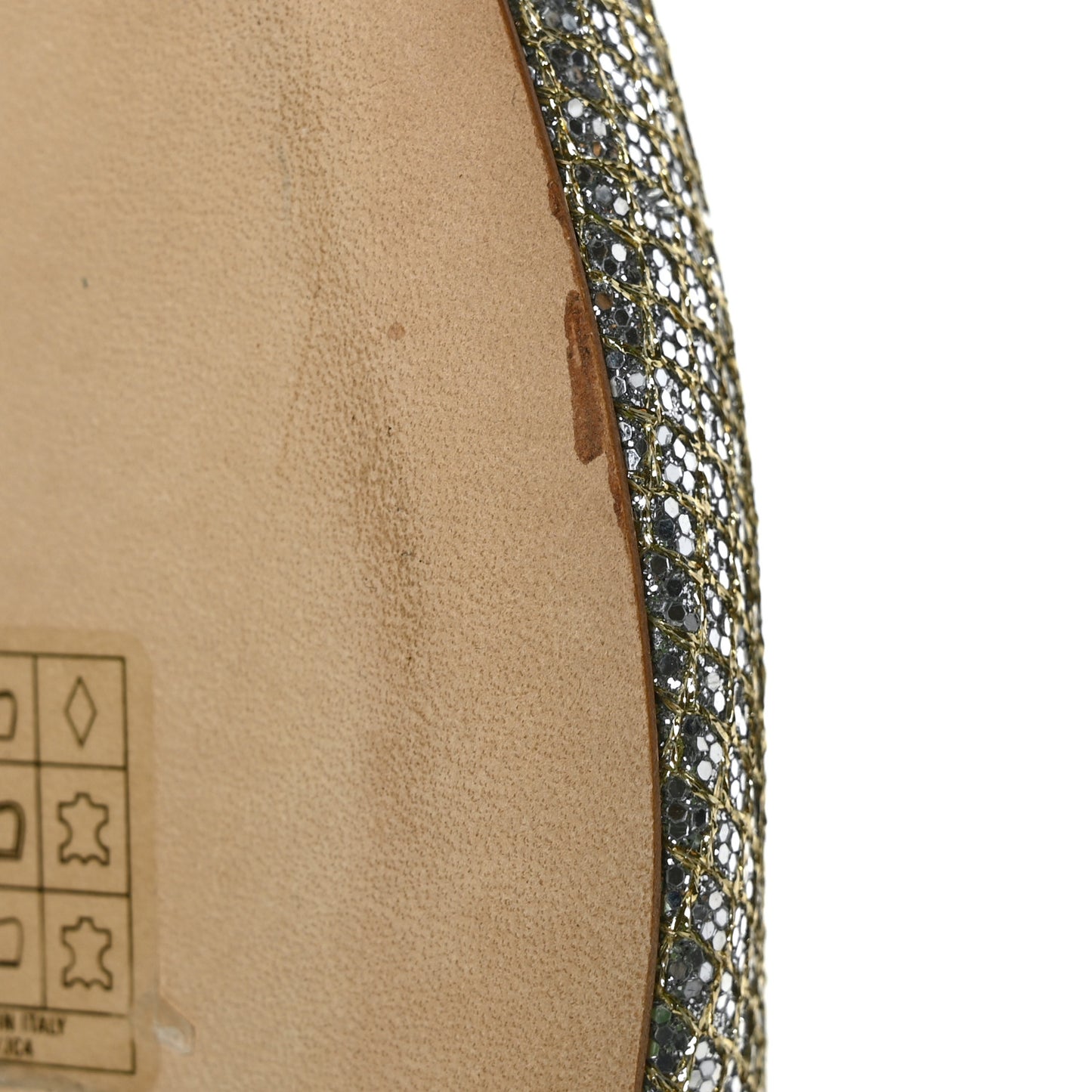 Glitter Romy Flats 35.5 Champagne