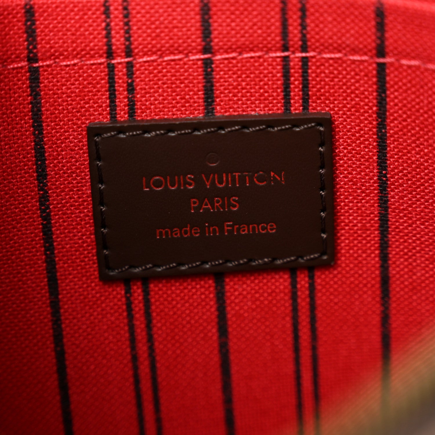 Louis Vuitton Damier Ebene Neverfull MM GM Pochette 6 of 11