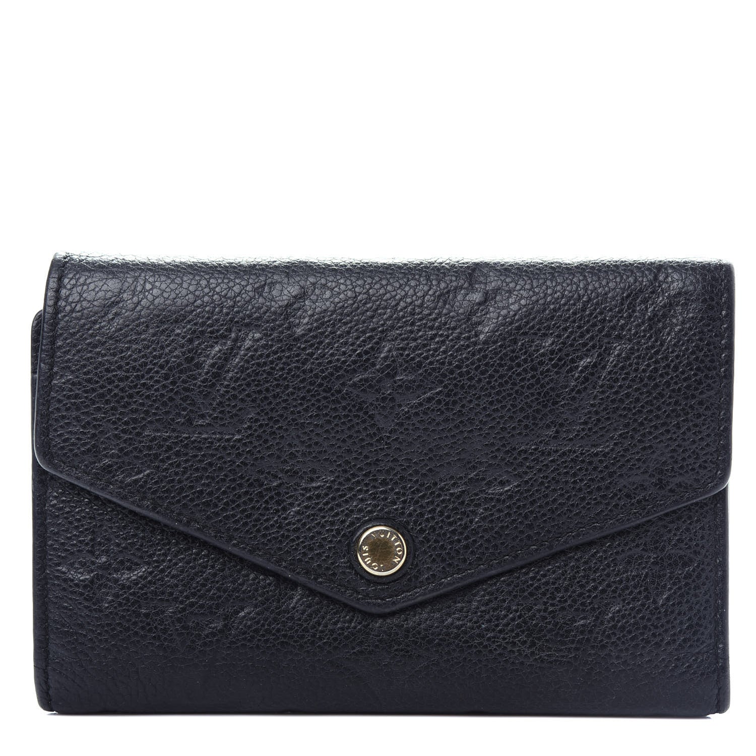 Louis Vuitton Empreinte Compact Curieuse Wallet Black 1 of 7