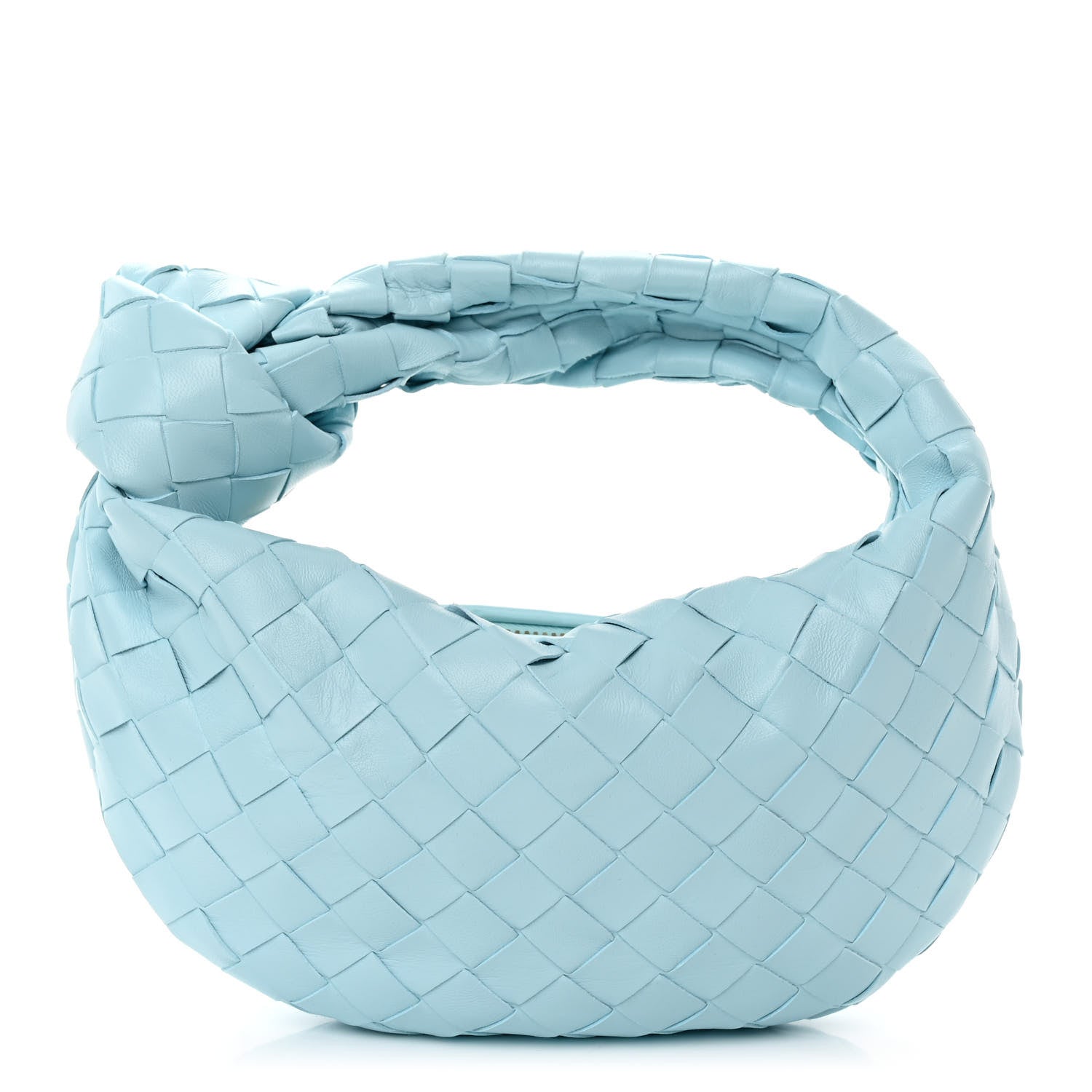 Bottega Veneta Nappa Intrecciato Mini Jodie Teal Washed 1 of 9