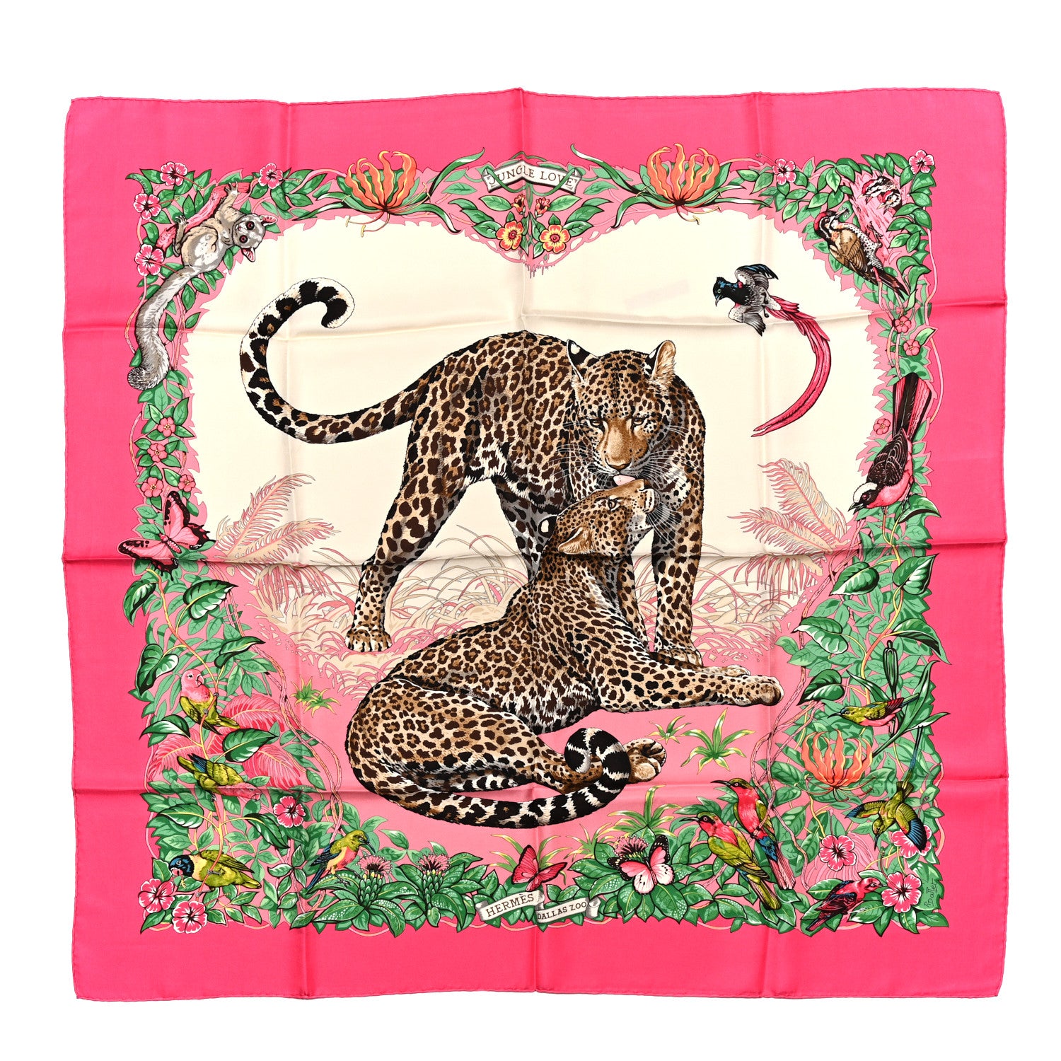 Hermes Silk Jungle Love Scarf 90 1 of 5