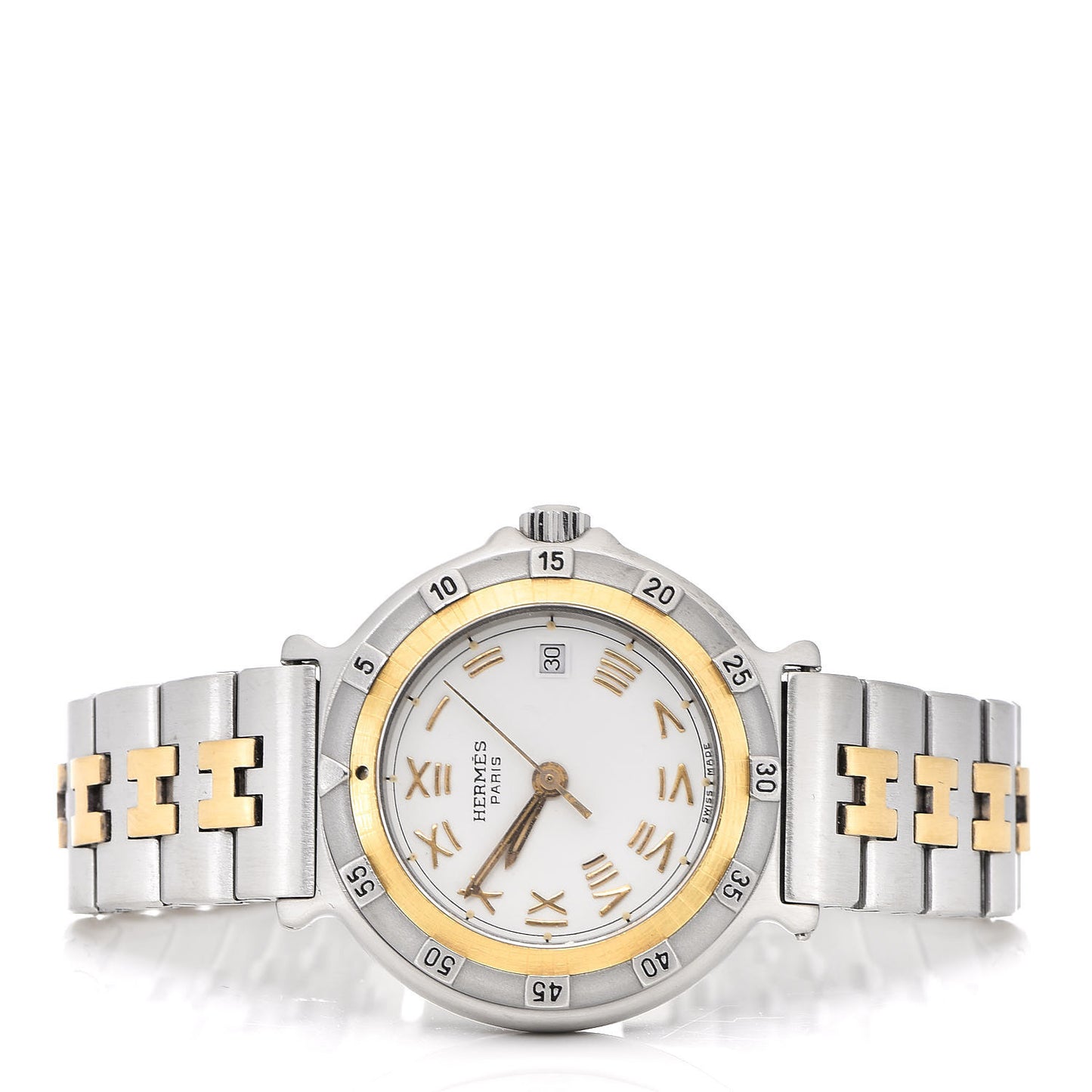Stainless Steel 27mm Captain Nemo Quartz Watch Gold