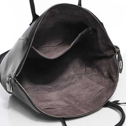 Louis Vuitton Veau Cachemire Soft Lockit MM Black 5 of 8