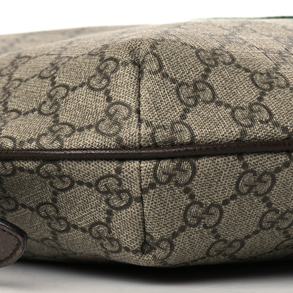 Gucci GG Supreme Monogram Web Ophidia Half Moon Hobo Brown 9 of 10