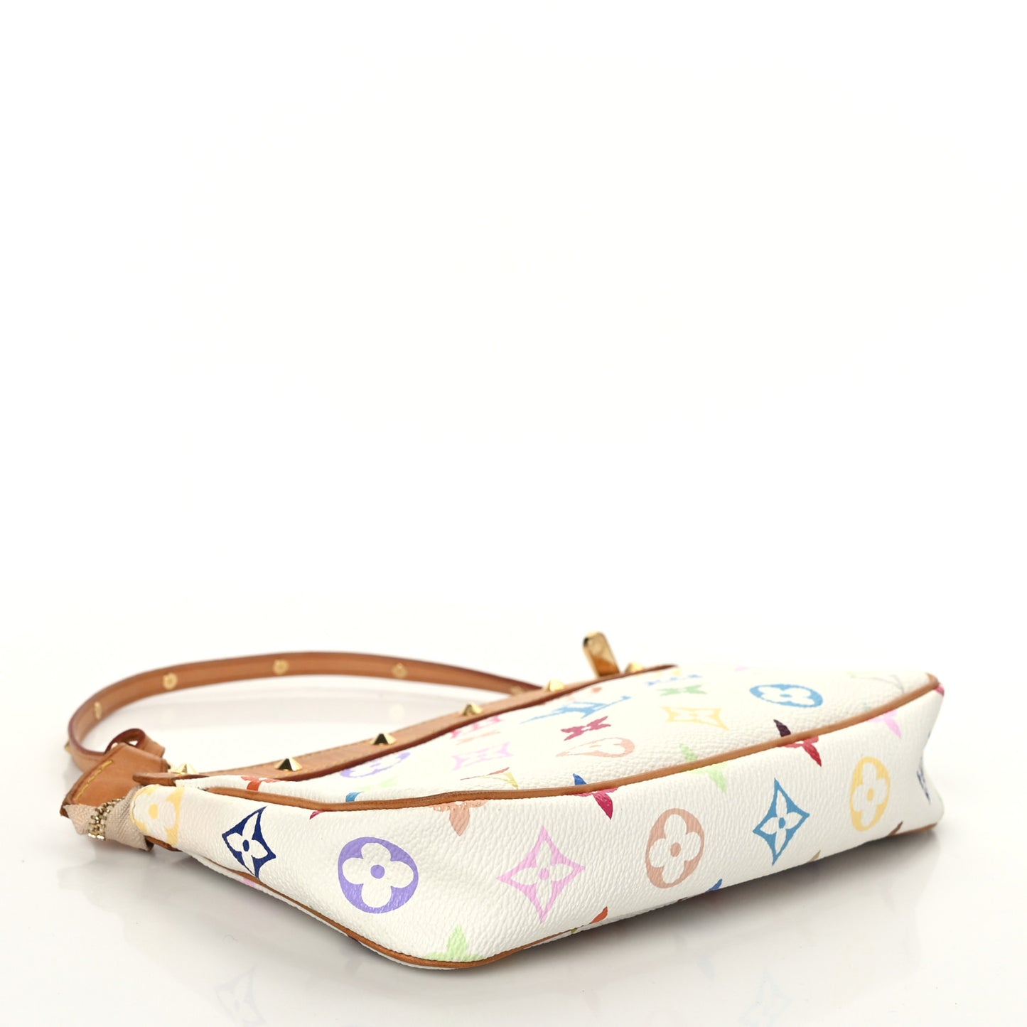Monogram Multicolor Pochette Accessories White