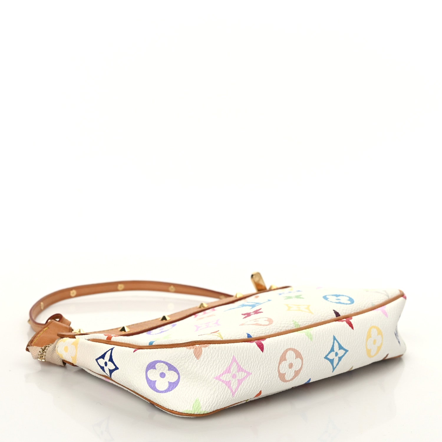 Louis Vuitton Monogram Multicolor Pochette Accessories White 4 of 10