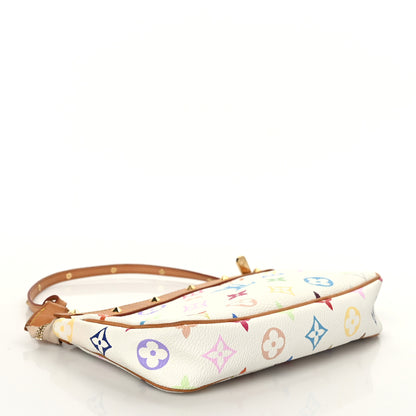 Louis Vuitton Monogram Multicolor Pochette Accessories White 4 of 10