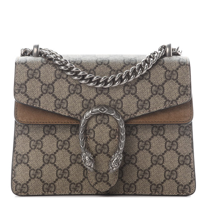 Gucci GG Supreme Monogram Mini Dionysus Shoulder Bag Taupe 1 of 9