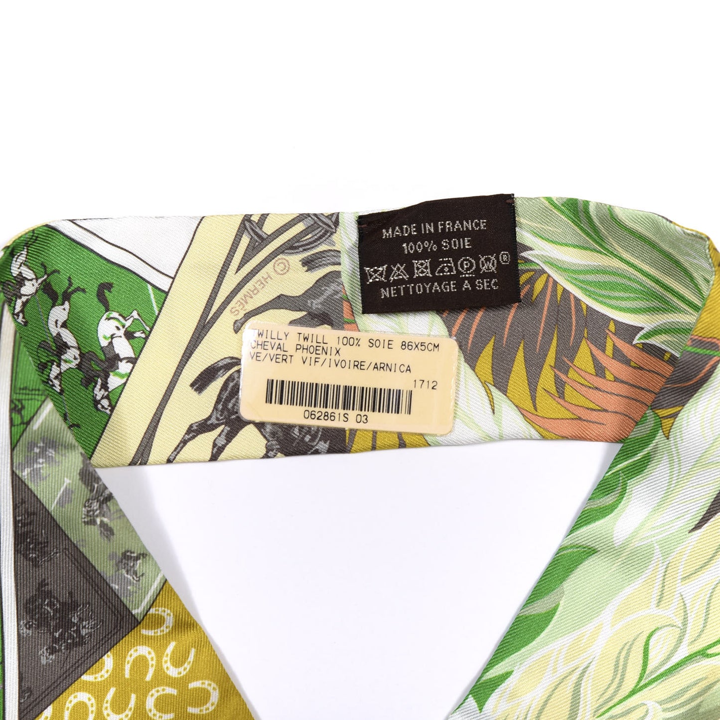 Silk Cheval Phoenix Twilly Vert Vif Ivory Arnica