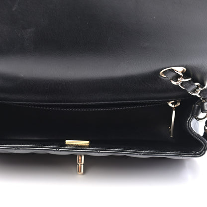 Chanel Lambskin Quilted Mini Rectangular Flap Black 4 of 8
