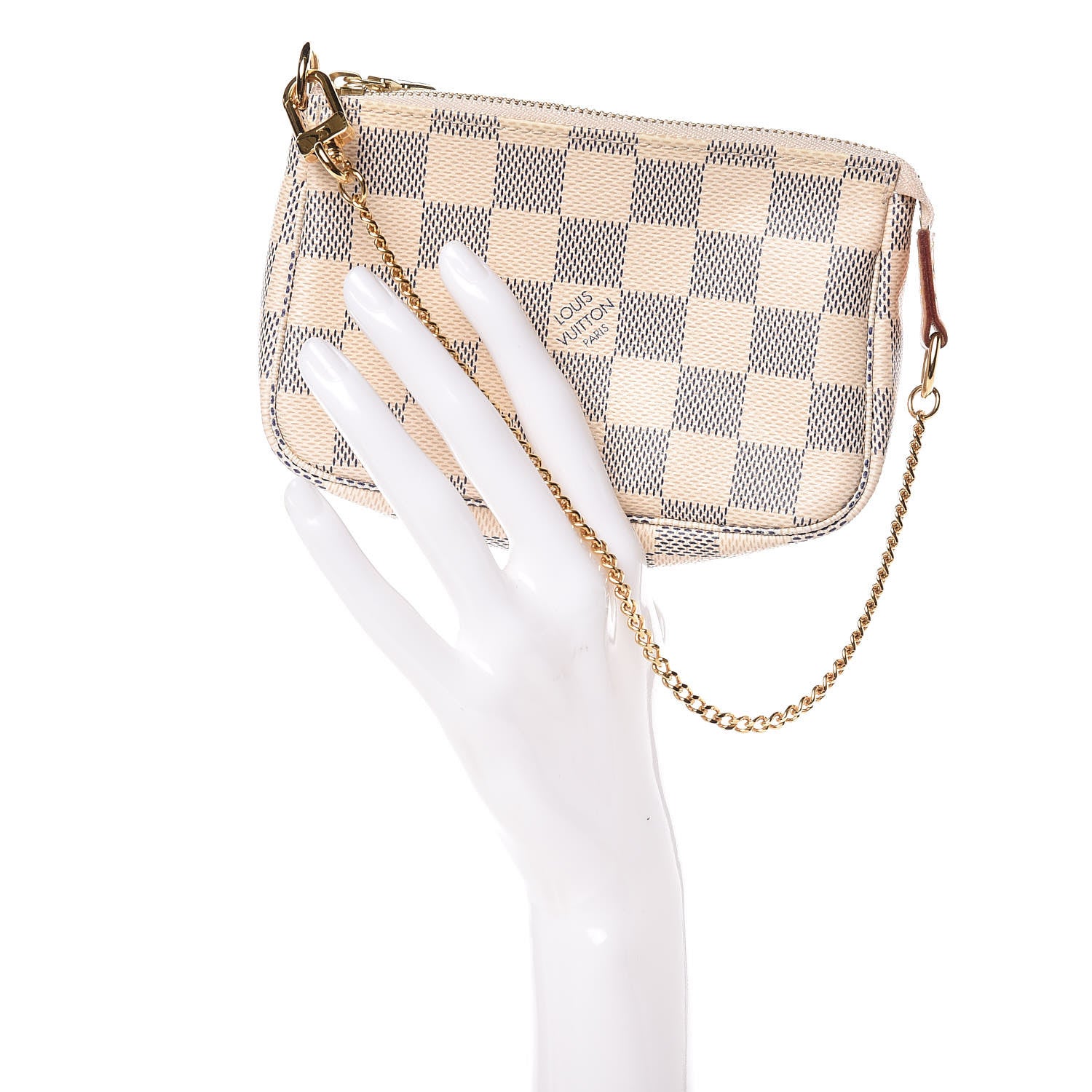 Louis Vuitton Damier Azur Mini Pochette Accessories 2 of 9