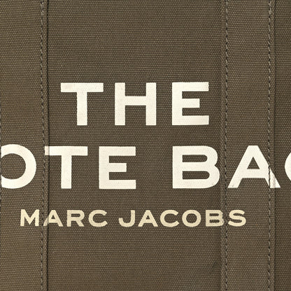 Marc Jacobs Cotton Canvas Medium The Traveler Tote Bag Slate Green 7 of 14