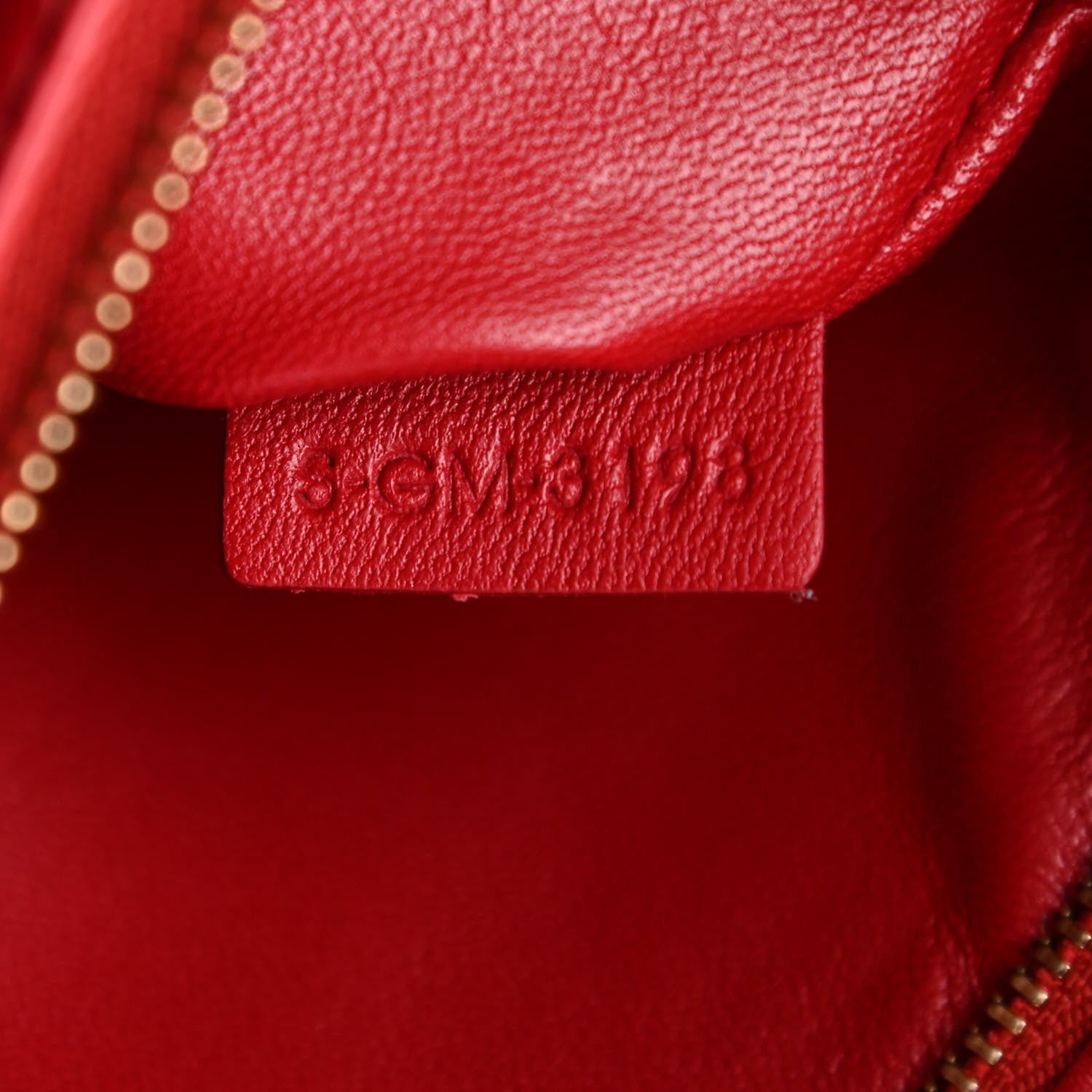 Celine Shiny Calfskin Teen Triomphe Red 10 of 13