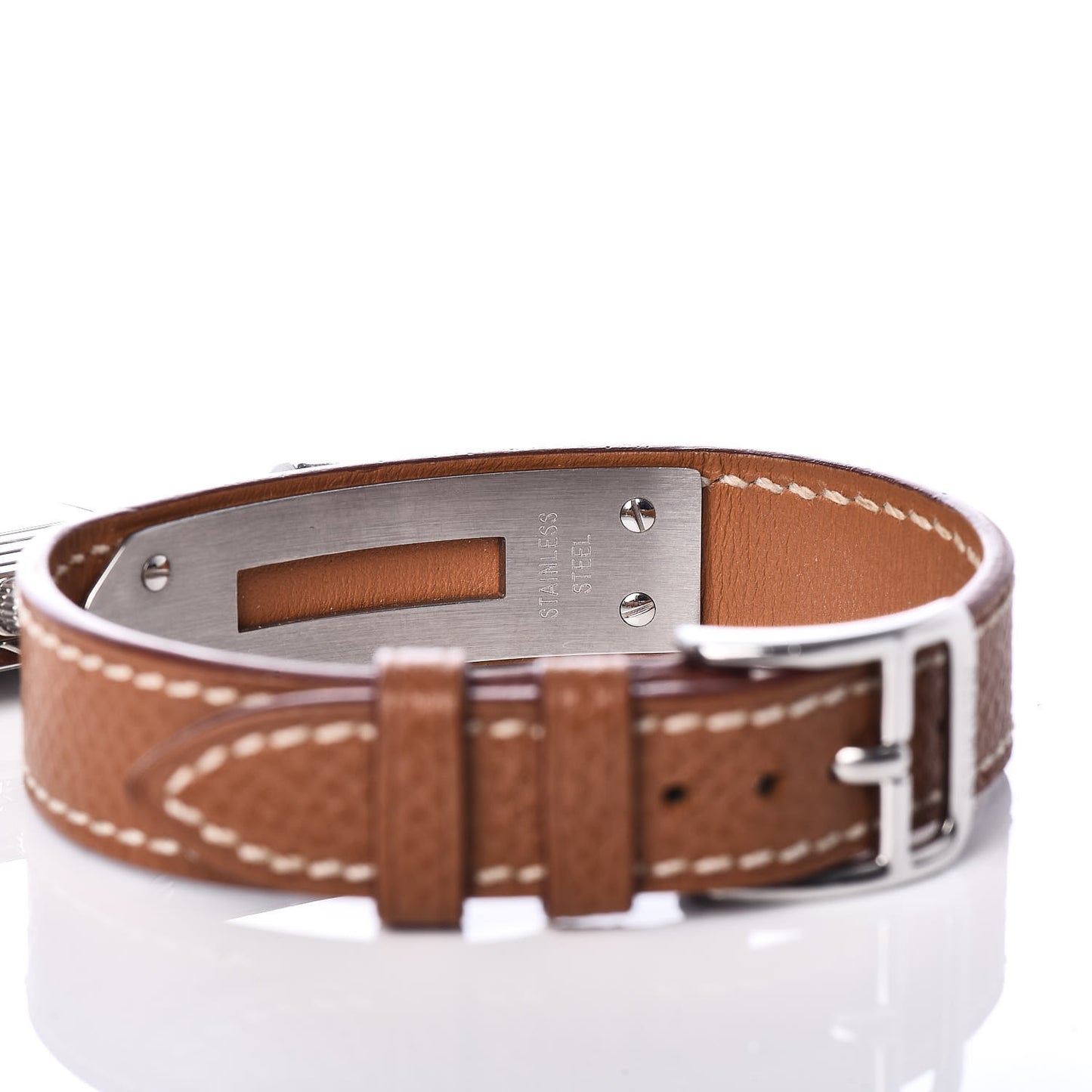 Stainless Steel Courchevel 20mm Kelly Cadena Quartz Watch Gold