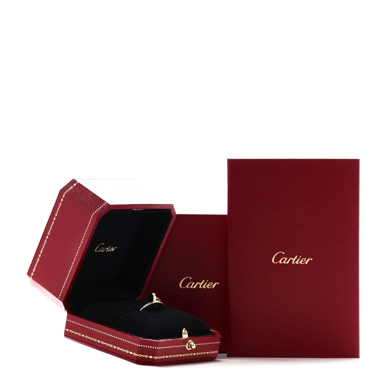 Cartier 18K Yellow Gold Small Juste Un Clou Ring 50 5.25 6 of 6