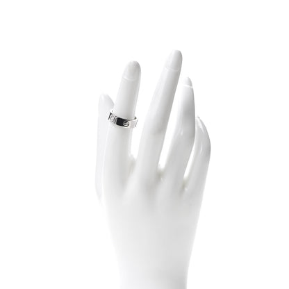 Cartier 18K White Gold 5.5mm LOVE Ring 51 5.75 2 of 4