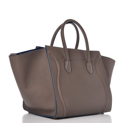 Celine Baby Grained Calfskin Medium Phantom Luggage Taupe 3 of 13
