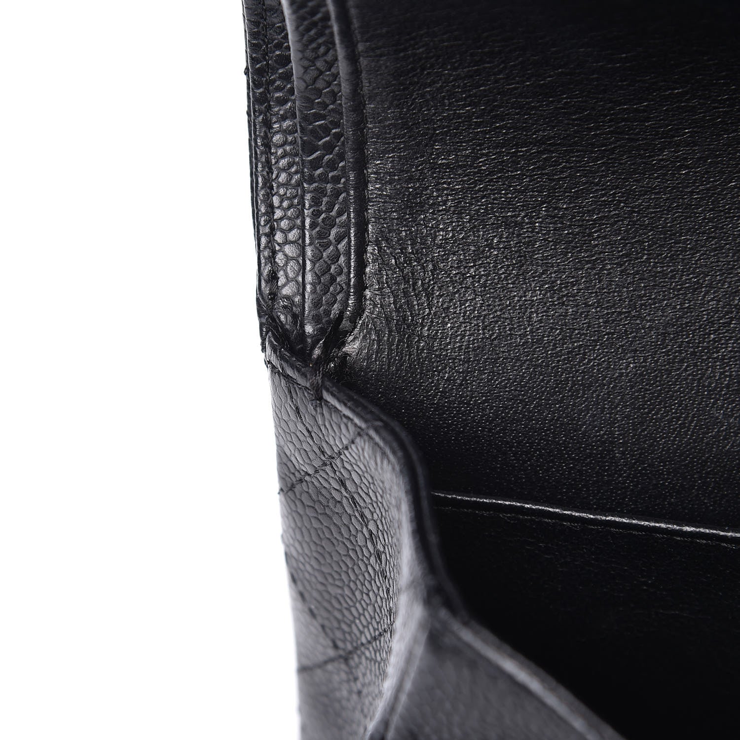Chanel Caviar Quilted Medium Double Flap Black 8 of 11