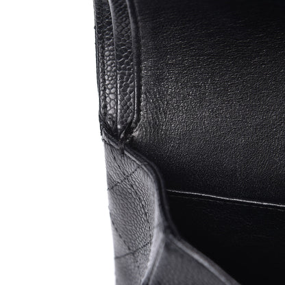 Chanel Caviar Quilted Medium Double Flap Black 8 of 11
