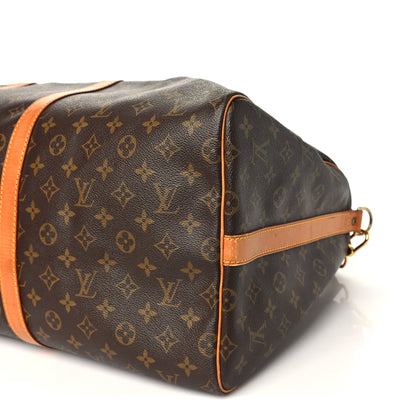 Louis Vuitton Monogram Keepall Bandouliere 55 8 of 9
