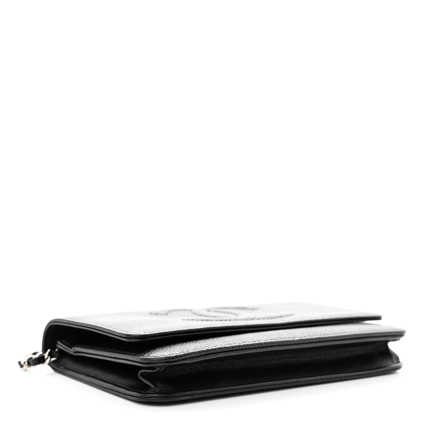 Chanel Caviar Timeless CC Wallet on Chain WOC Black 4 of 14