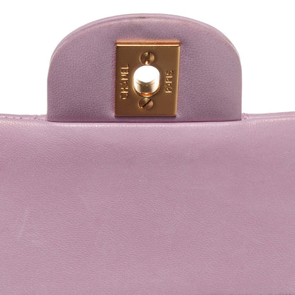 Chanel Lambskin Double Medium Flap Lilac 5 of 8