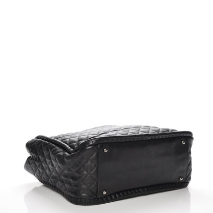 Chanel Calfskin Quilted Large Istanbul Tote Black 4 of 8