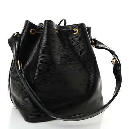 Louis Vuitton Epi Petit Noe Black 3 of 9