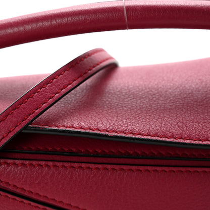 Loewe Calfskin Mini Puzzle Bag Raspberry 13 of 13