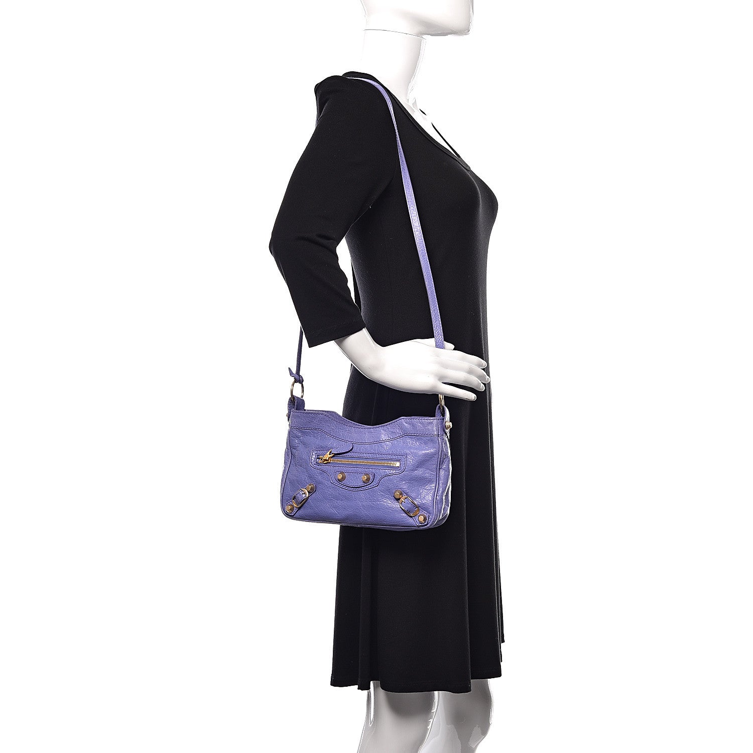Balenciaga Agneau Giant 12 Gold Hardware Hip Mauve 3 of 11