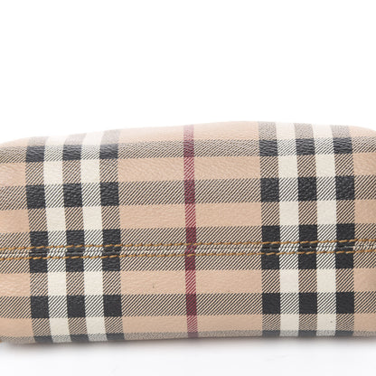 Burberry Haymarket Check Small Evelyn Cosmetic Pouch Natural 11 of 12