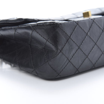 Chanel Aged Calfskin Quilted 2.55 Reissue 225 Flap Black 9 of 12