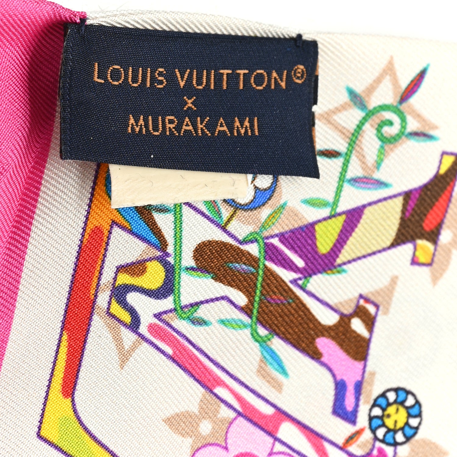 Louis Vuitton LV X TM Silk Superflat Monogram Bandeau White 3 of 3