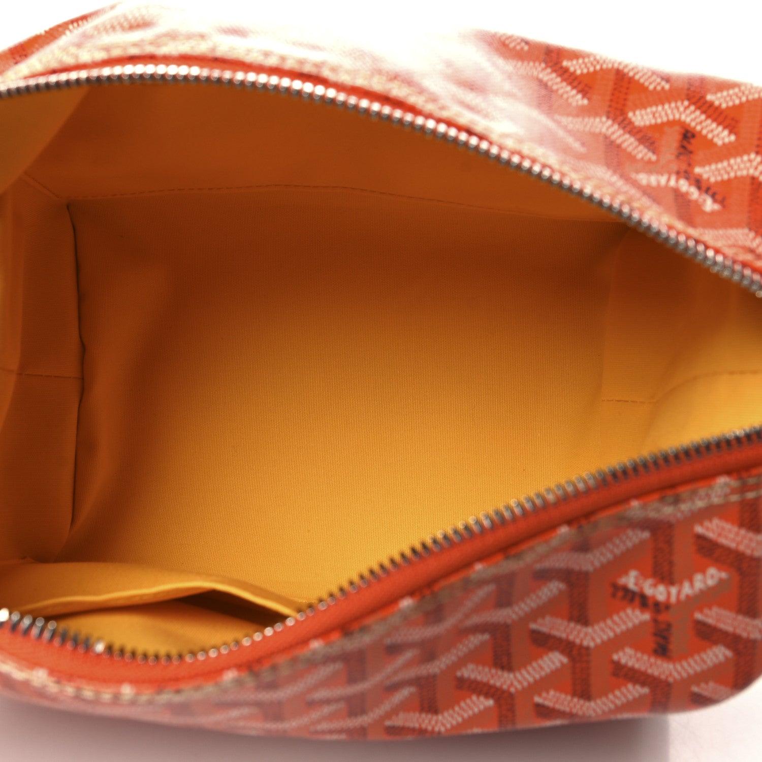 Goyard Goyardine Boeing 25 Trousse de Toilette Orange 5 of 6