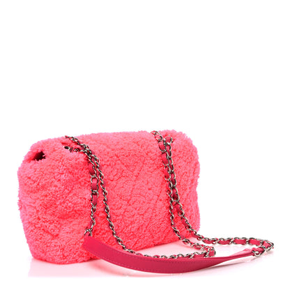 Chanel Lambskin Calfskin Mixed Fibers Quilted Medium Flap Pink 3 of 10