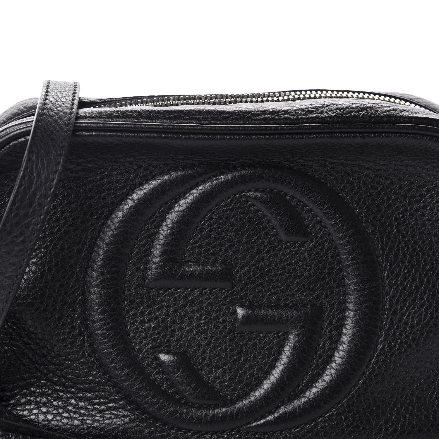 Gucci Pebbled Calfskin Small Soho Disco Bag Black 11 of 11