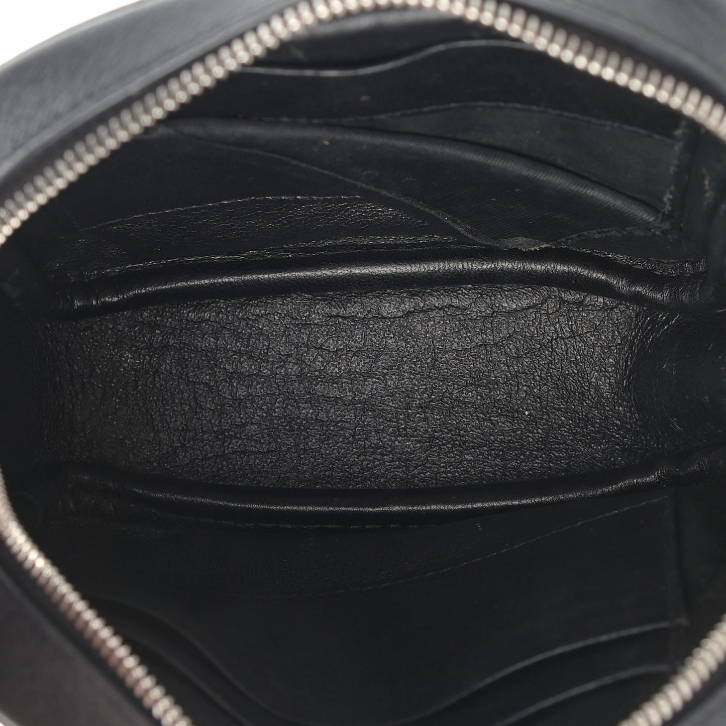 Calfskin Heart Monogram Lou Camera Bag Black