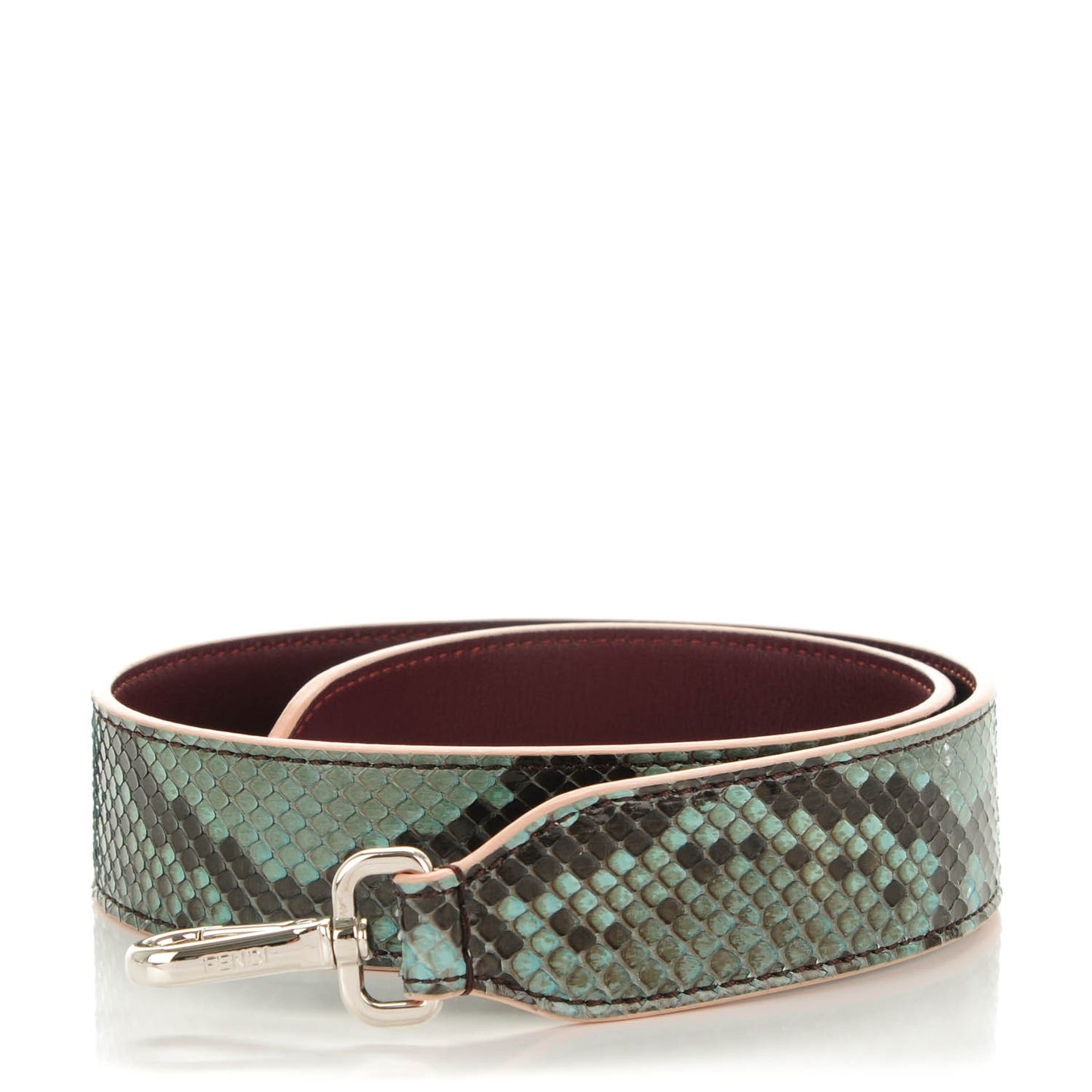 Python Vitello Dolce Strap You Menta