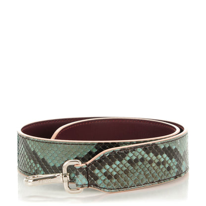 Fendi Python Vitello Dolce Strap You Menta 1 of 5