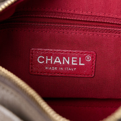 Chanel Aged Calfskin Quilted Small Gabrielle Hobo Grey 6 of 11