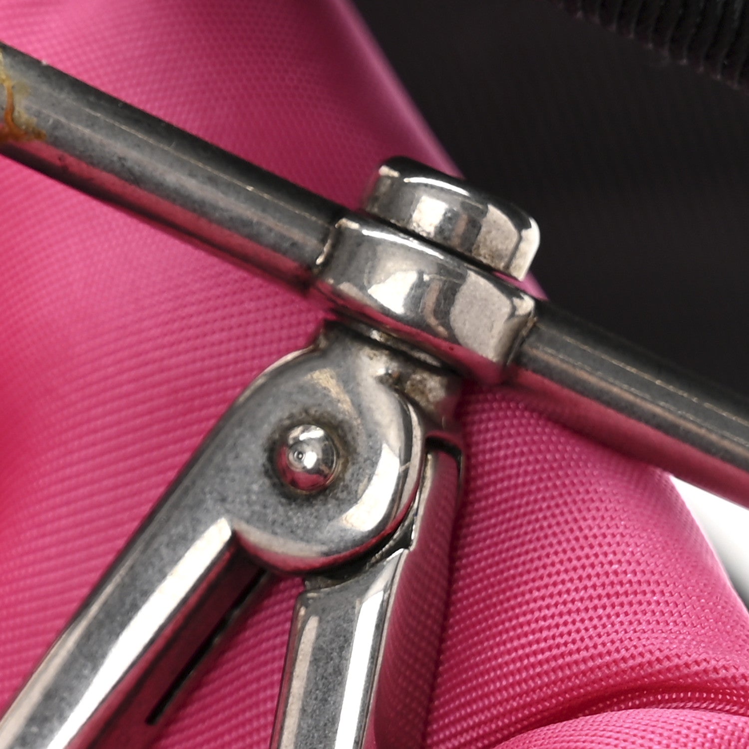 Prada Tessuto Nylon Soft Padded Shopping Tote Fuxia 12 of 14
