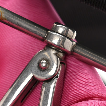 Prada Tessuto Nylon Soft Padded Shopping Tote Fuxia 12 of 14